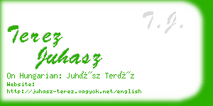 terez juhasz business card